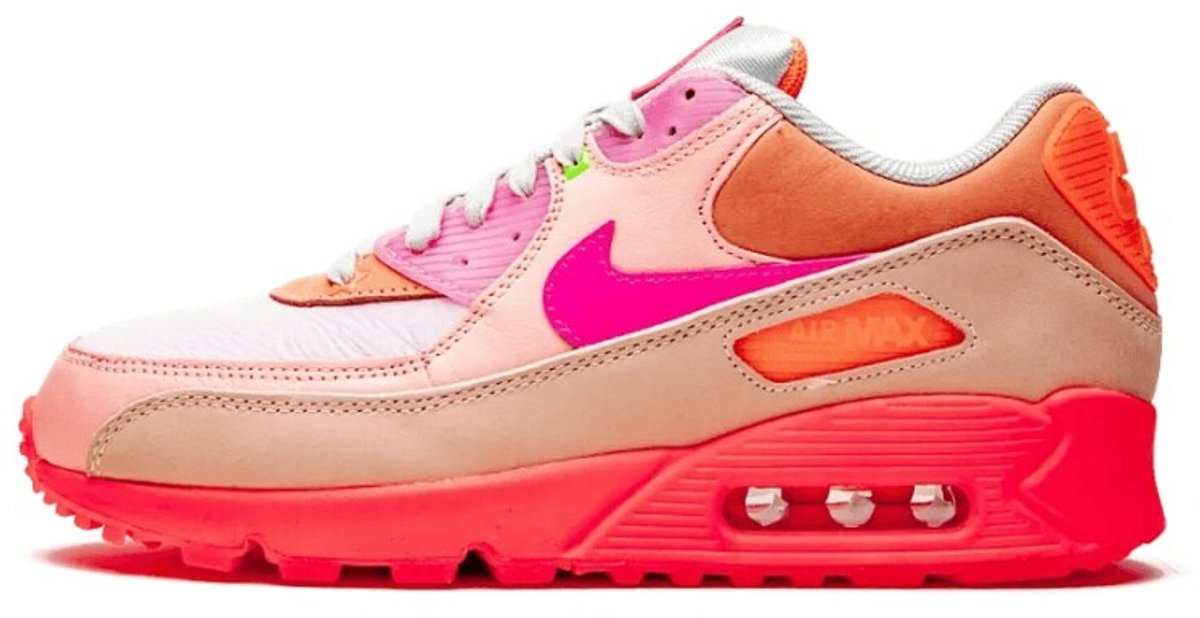 Wmns Nike Air Max 90 (Bright Crimson) - Sneakers - Unisex
