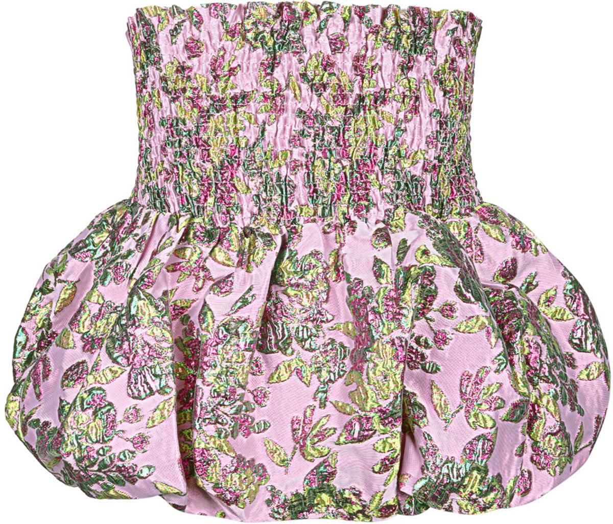 Gimme - Spring Mini Top – Comfortabele Korte Top – Trendy Shirt voor Lente & Zomer - Roze - Maat L
