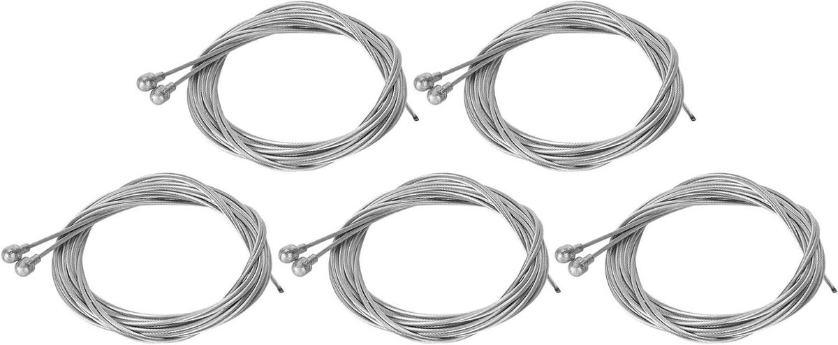 Fiets Remkabel - Remkabel Set - Fiets Onderhoud - Roestvrij Staal - 1.8m 1.5mm - Zilverkleurig