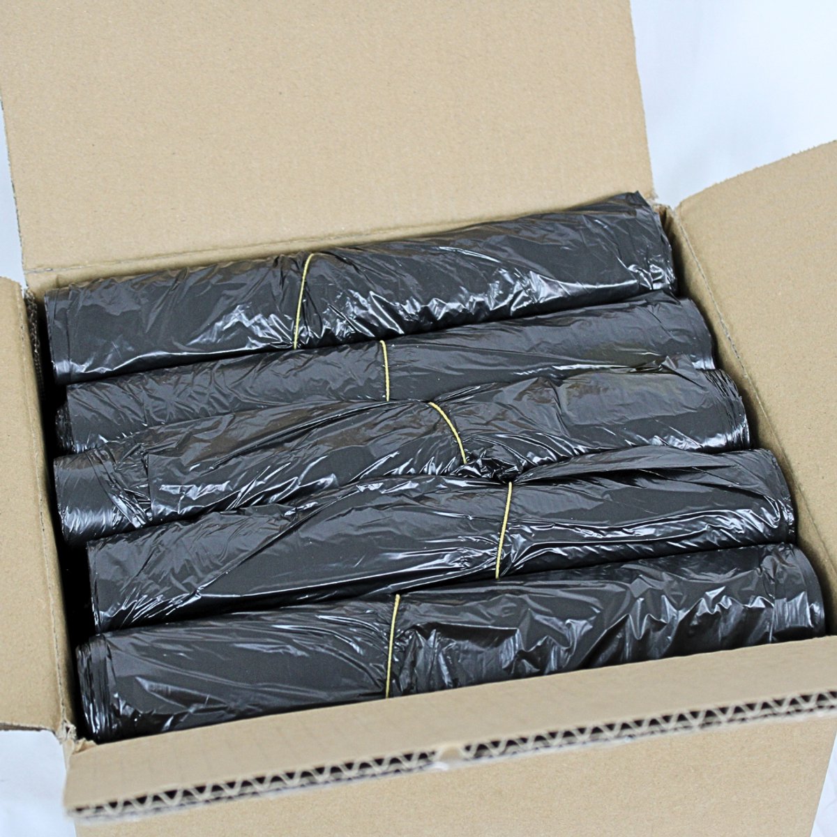 1000x HDPE Pedaalemmerzakken 50 x 55 cm (25L) Zwart – Type 15 (op rol) - KURTT