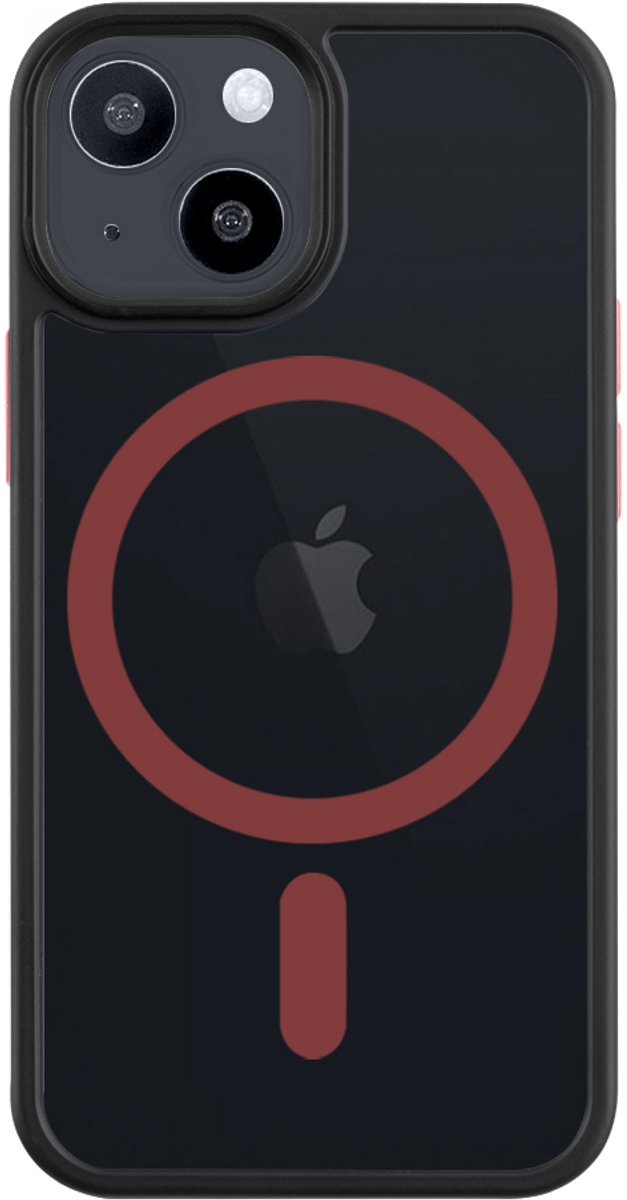 Tactical iPhone 13 Mini MagForce Hyperstealth 2.0 Cover – Hoesje met Losse Klikbare Knoppen – Black/Red
