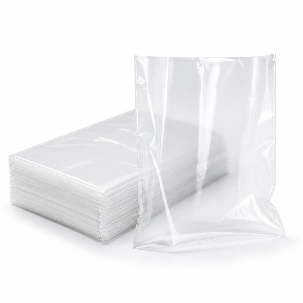 Inpakr Plastic Zakken LDPE Transparant - 70 x 100 cm - 100 micron - 200 stuks