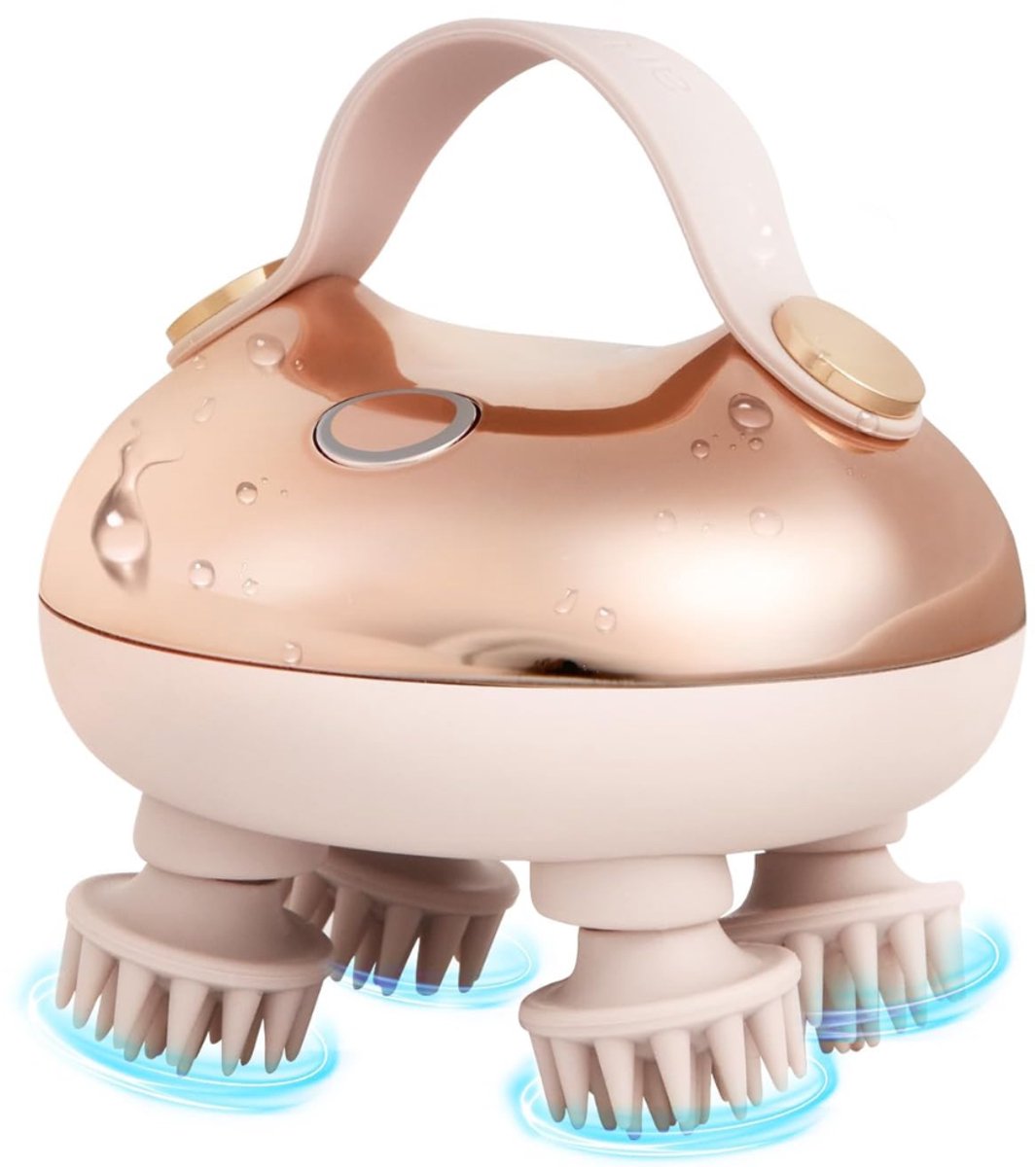 DnA® Hoofdmassage - Scalp Massager - Hoofdmassage Apparaat - Massage Apparaat - Roze - 9cm x 9cm x 5cm