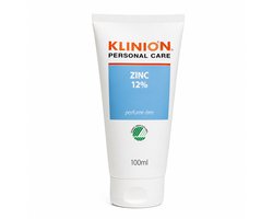 Klinion® Zinkzalf 12% 100 ml – Parfumvrij – Voor Geïrriteerde Huid – Beschermend & Verzachtend – Baby