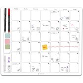 GreenStory - Maand Planner - Zelfklevend - Wit - XL - met Sticky Pen