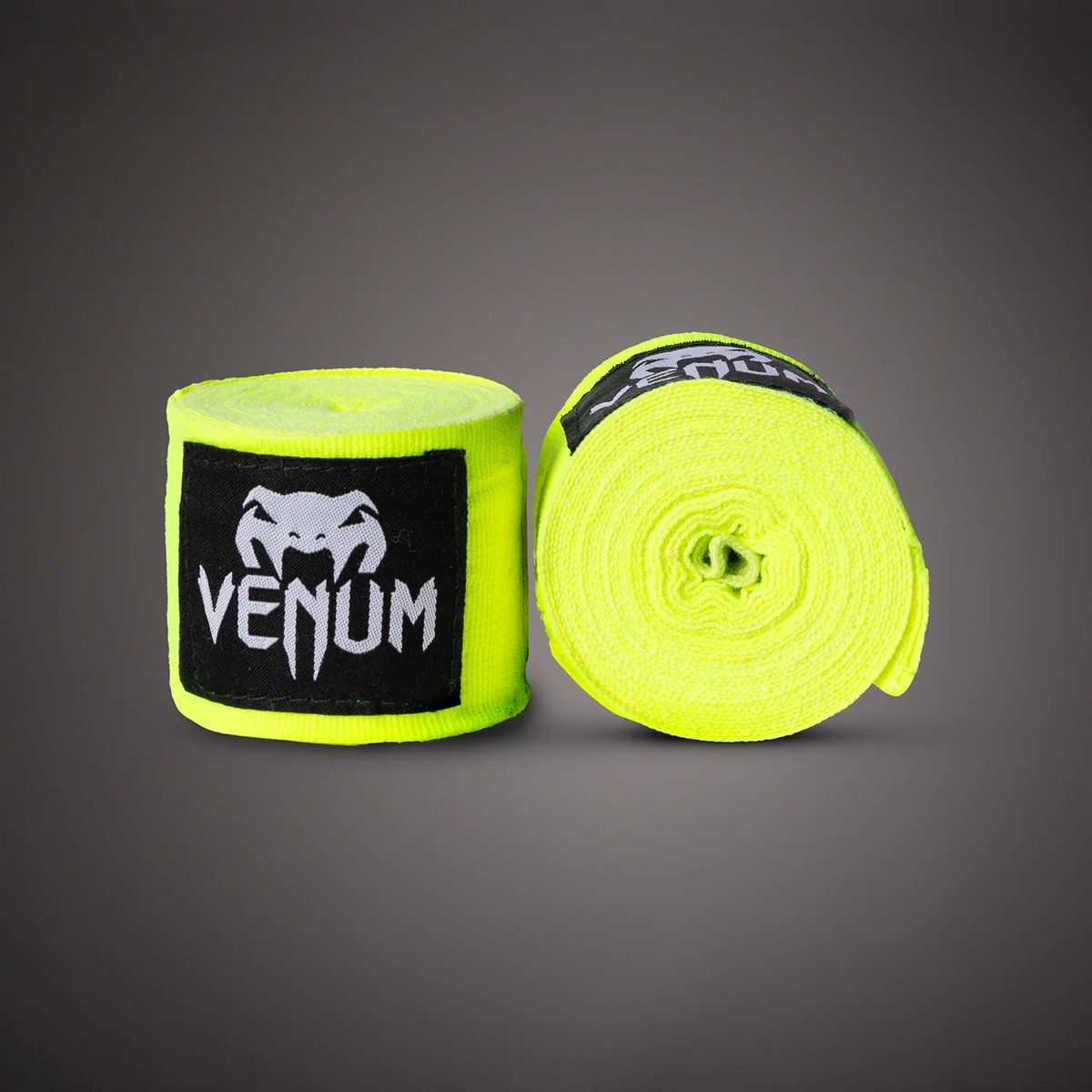 Venum - Neon Gele Bandages - Kontact - 4.0m – Stijlvolle en Stevige Hand Wraps