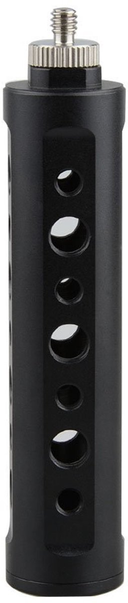 MTTProducts - Camera Handgreep - Aluminium - Stevige Grip - Zwart - 1/4" Draad - Geschikt voor Camcorders en Camera's - Lichtgewicht