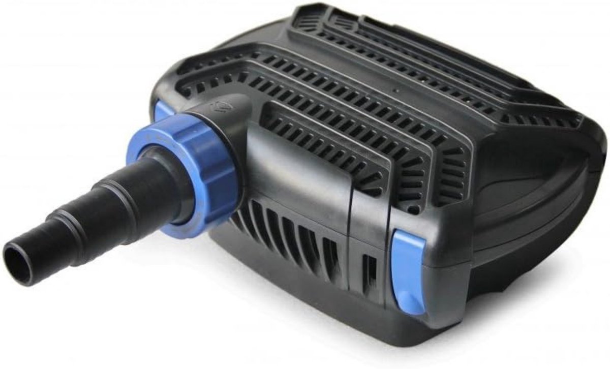 AquaOne regelbare Eco vijverpomp CET 15000 37-180 Watt 7500 tot 15000 L/u I Hoogwaardige vijverpomp met multifunctionele controller I Speciale pomp voor de tuinvijver I Filterpomp vijver