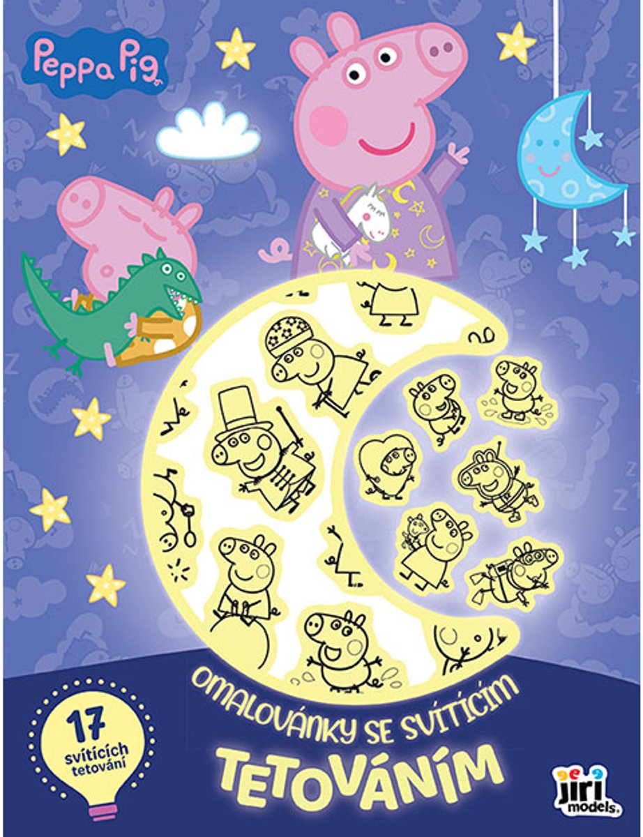 Kleurboek met Peppa Pig-tatoeages - UNI