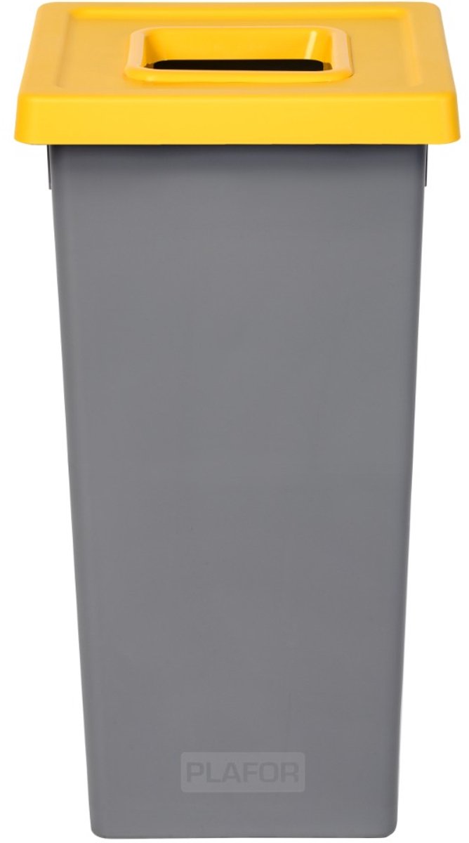 Plafor - Fit Prullenbak 75l – Recycling – Yellow