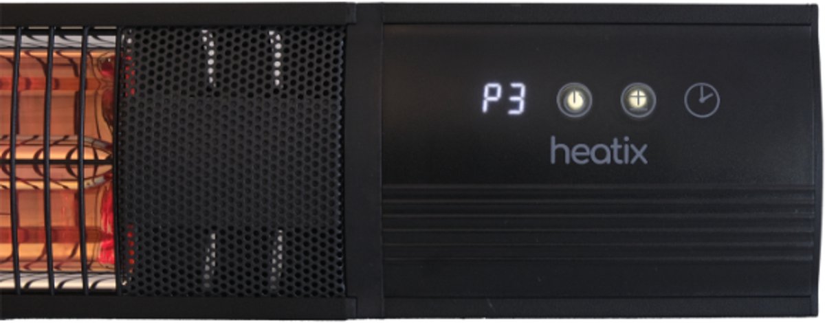 Heatix Carbon Rose Gold Terrasverwarmer – Elektrisch Infrarood Wandmodel – 2000W – Afstandsbediening – Warmtestanden – IP65 – foto 7