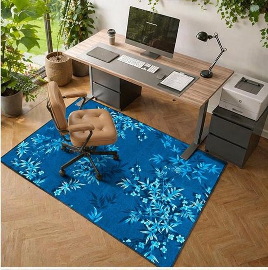 Heavy Duty Office & Gaming Chair Floor Protection Mat 160 x 180 cm - Anti-Slip Premium Desk Chair Mat for Hardwood, Carpet & All Floors - Noise Reduction & Scratch Protection - Vermissen — afbeelding 2
