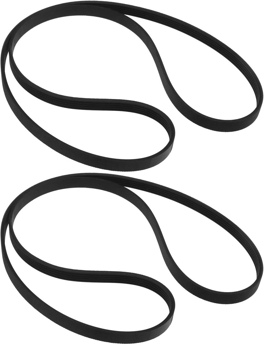 2 Stuks Vervangende Aandrijfriem voor Wasmachine - Rubber Riempje 132353120 Geschikt voor AEG, Corbero en Electrolux