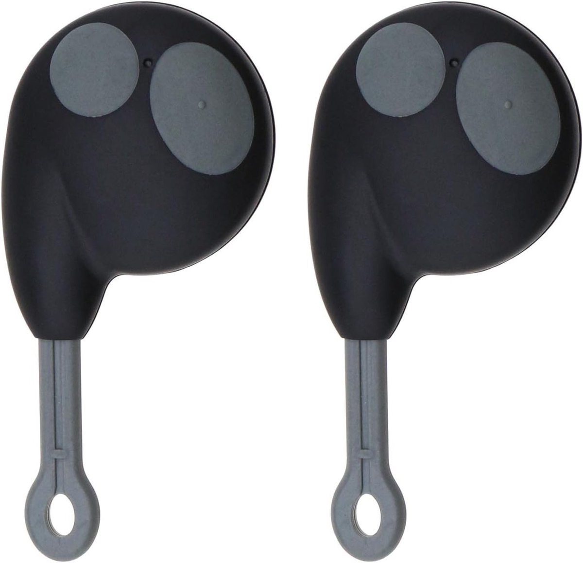 2-delige Vervangende Behuizing voor Autosleutel met 2 Knoppen - Slimme Keyless Entry Fob Case voor Cobra Alarm Systemen 7777, 1046, 3193, 3196, 3198, 3993