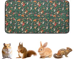 Wasbare en Herbruikbare Bodembedekking voor Cavia's, Konijnen en Hamsters, Sneldrogend en Waterdicht, 120 x 60 cm, Antislip en Absorberend