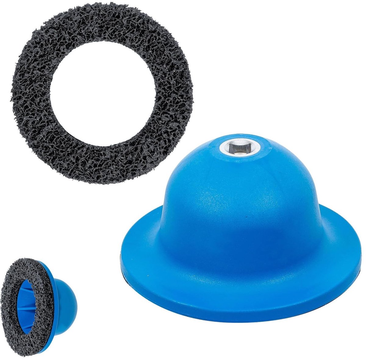 Seb3 - Wheel Hub Grinder - Rimpolisher - Effectief reinigen van velgen - 150 mm - Slijpschijf siliconen-carbide - Voor impact schroevendraaiers ...
