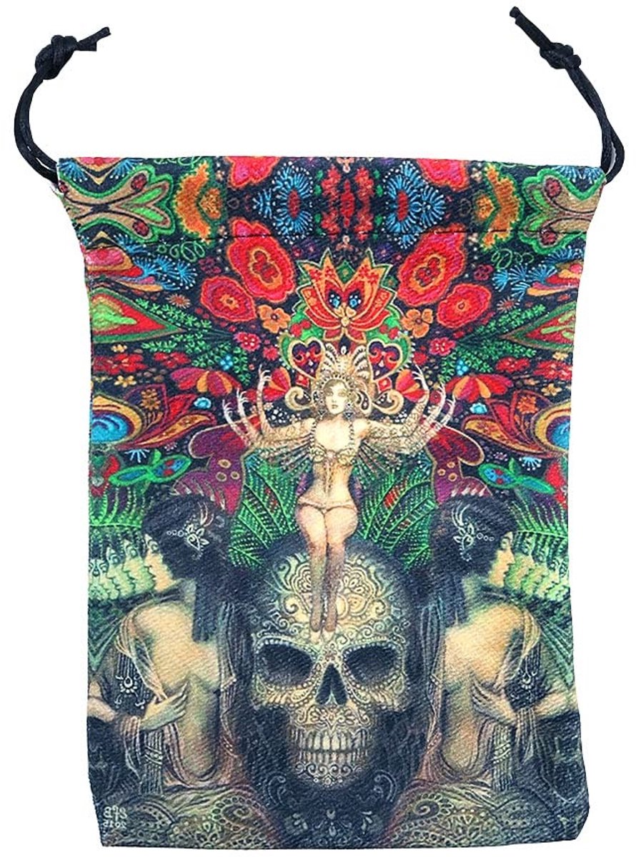 Allecto - Tarot Opbergzak - Keltische Runes - Fluweel - Beschermende Kaarten Tas - 13x18CM - Tarotkaarten - Opbergtas - Spiritueel