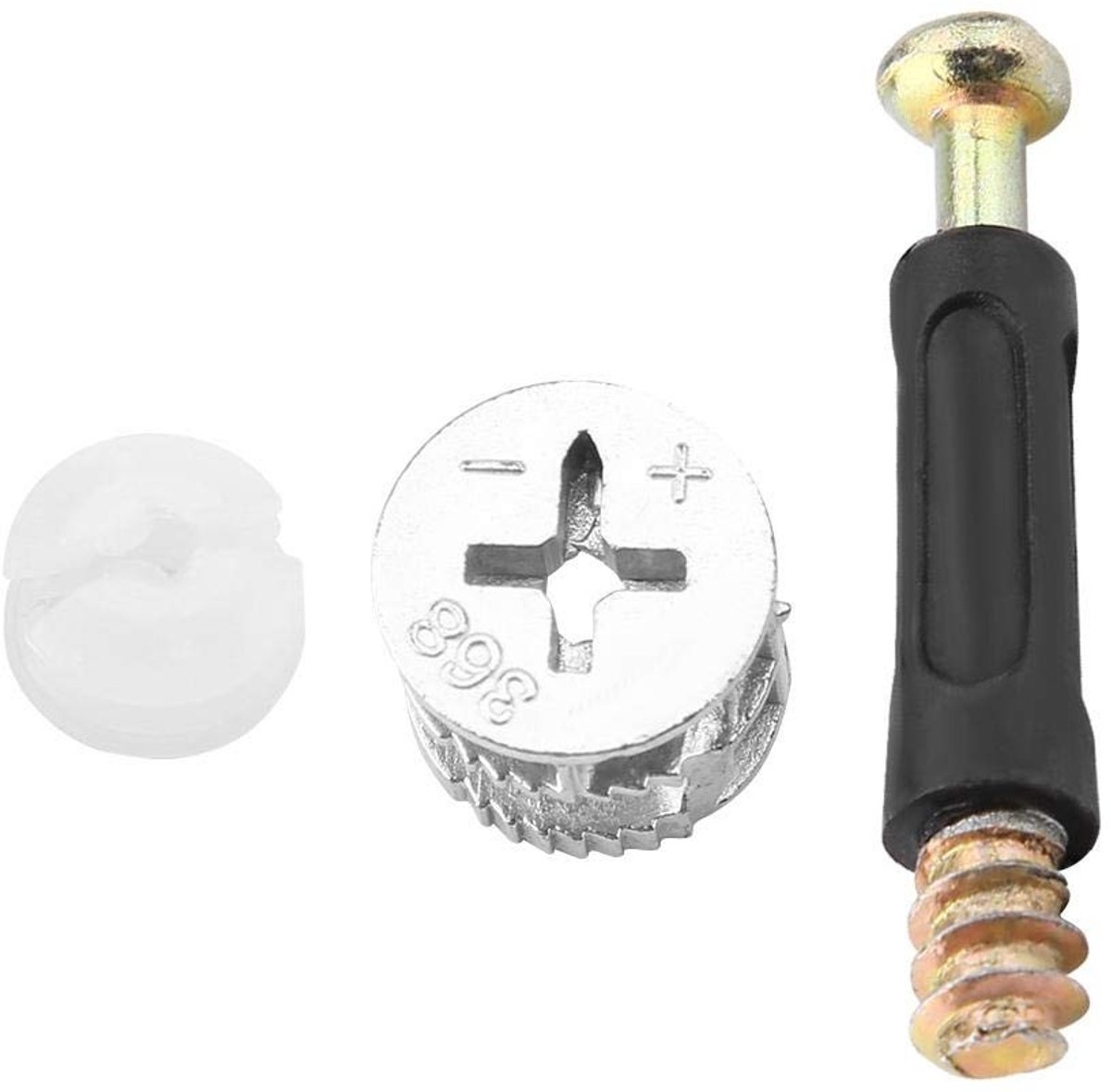 Allecto - Furniture Connecting Screw - Hoogwaardige Cam Lock Bevestigingsmaterialen - Ideaal voor Meubels - Eenvoudige Montage - Geschikt voor Dive...
