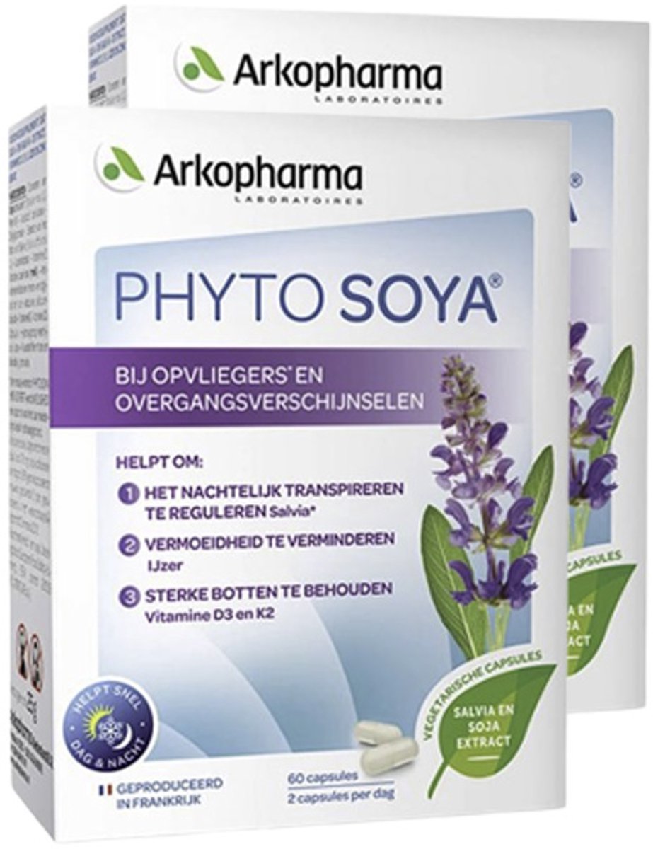 Arkopharma | Phyto Soya 35mg | 60 Capsules | 2 stuks | 2 x 60 stuks