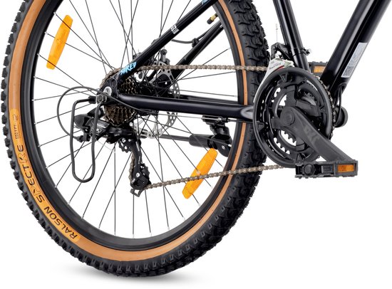 VERDANT SHRED Mountainbike 27.5", MTB-fiets voor dames en heren, fiets 27.5 inch - aluminium frame, schijfremmen, 21 versnellingen - Zwart van Verdant — afbeelding 5