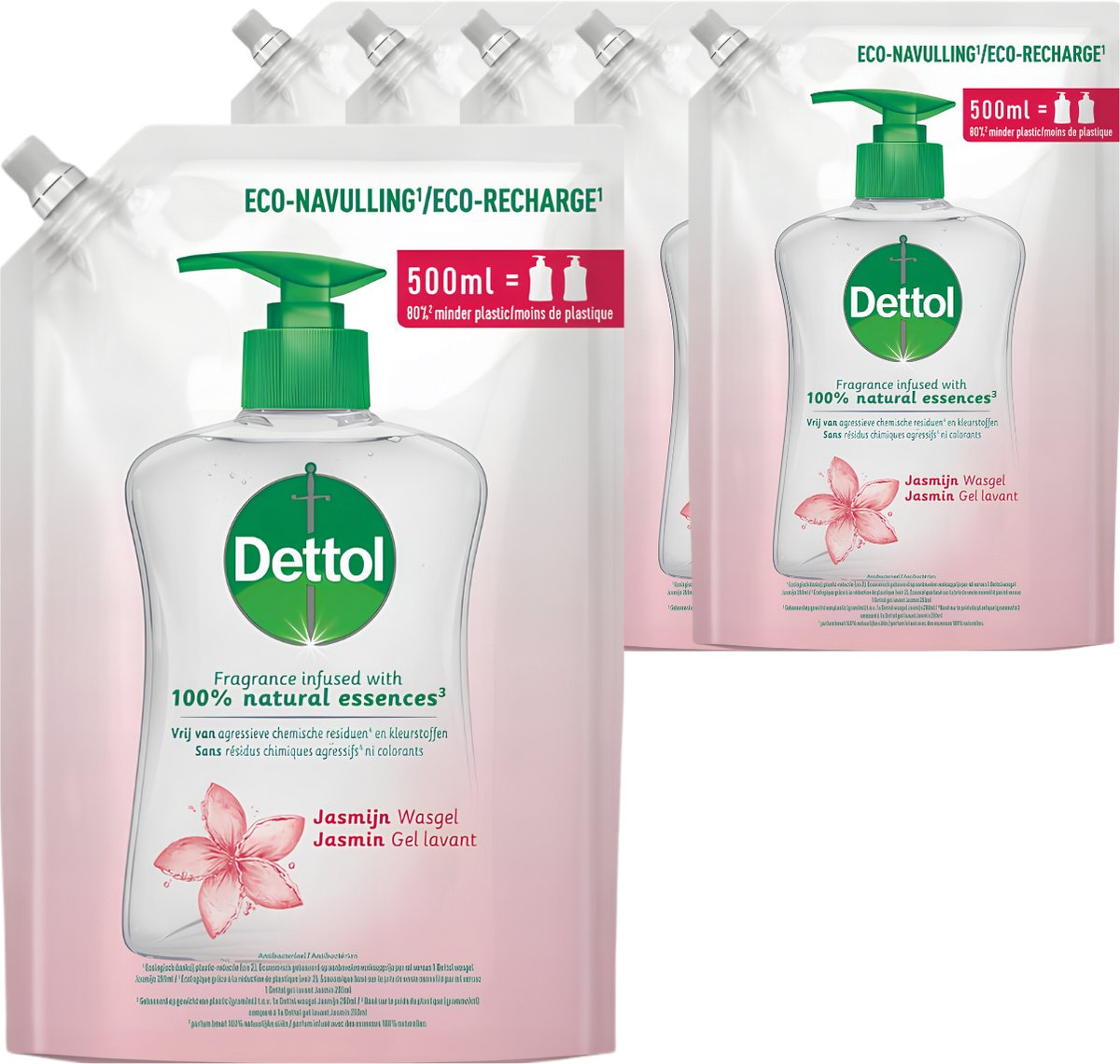 Bol.com Dettol - Handzeep Navulling - Jasmijn - 500ml x6 aanbieding