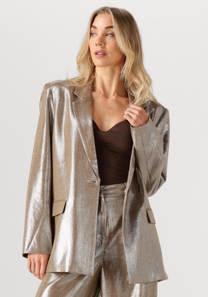 Ibana Jessey Shimmery Blazers Dames - Goud - Maat 36