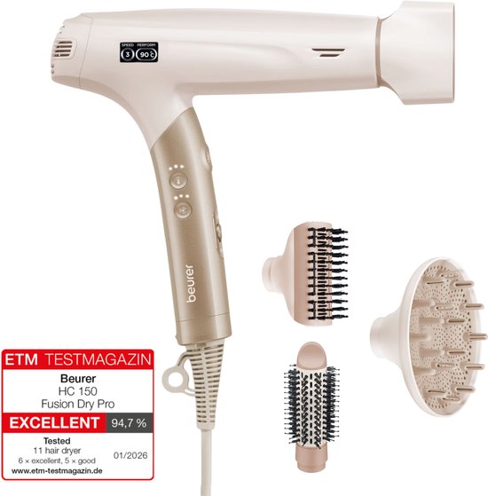 Beurer HC 150 FusionDry Pro Föhn - 4-in-1 Haardroger met - Beurer - €137,00