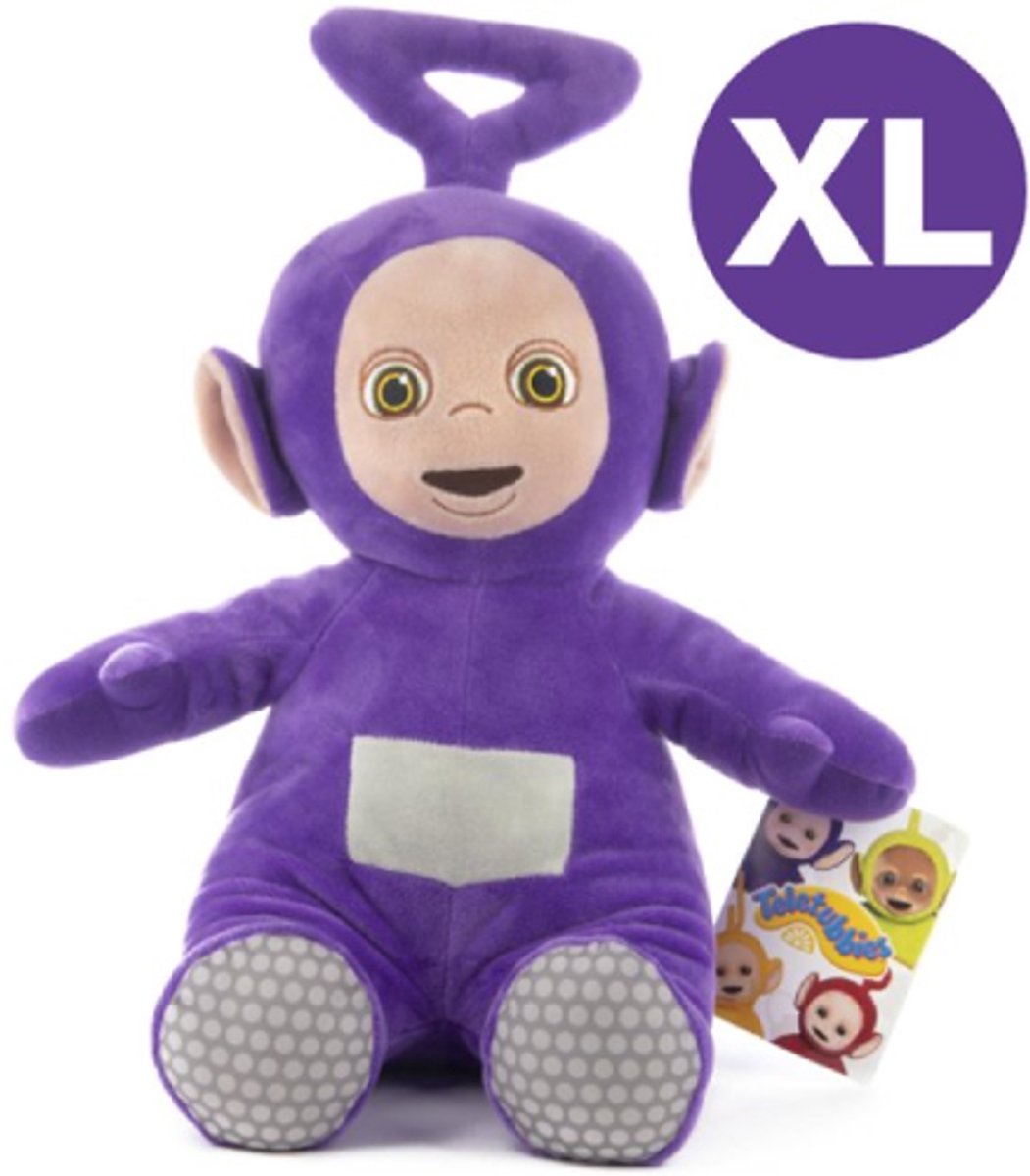 Tinky Winky Teletubbies Pluche Knuffel XL 75 cm - Grote Speelgoed Knuffels - Teletubbie Plush Toys