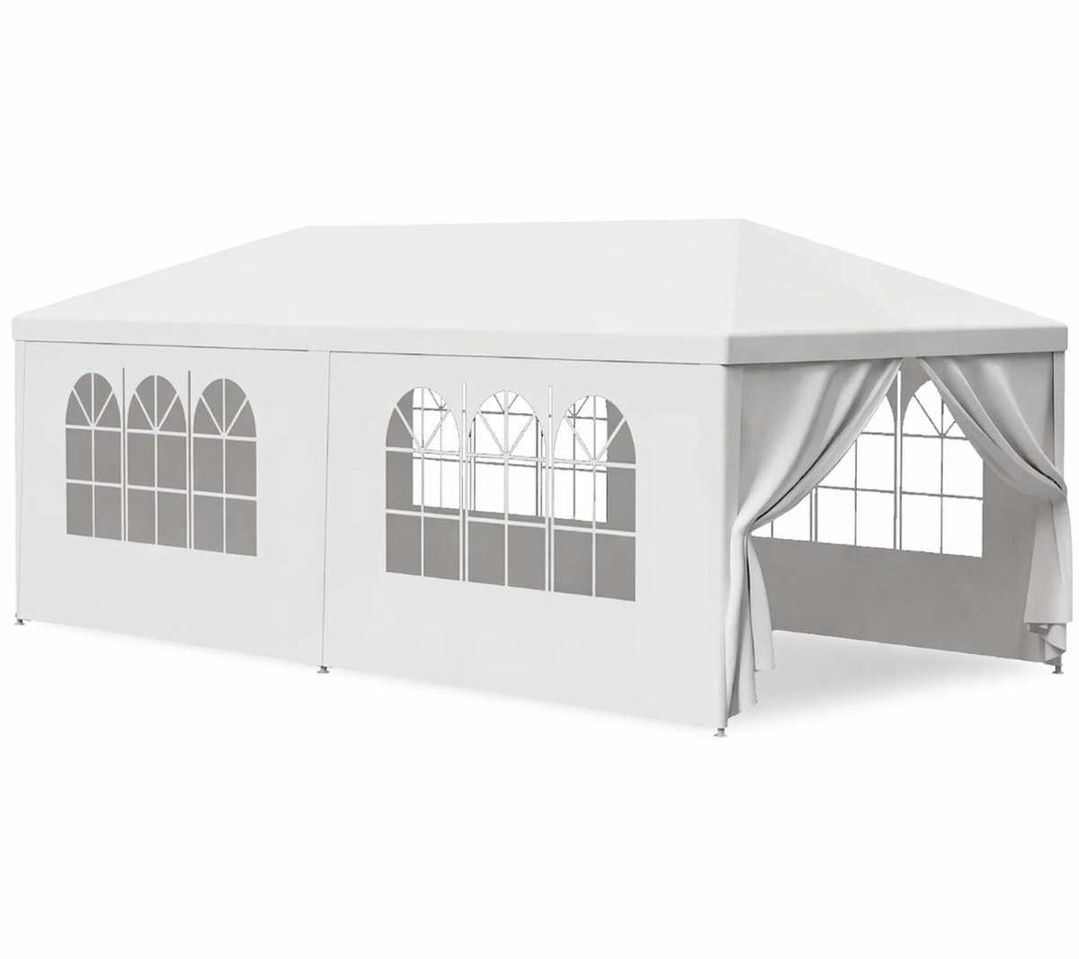MaxxGarden Partytent - Paviljoen - 3x6m - Incl. Zijwanden - Waterdicht - Wit
