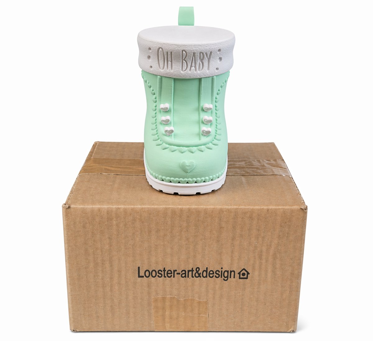Geboortelaarsje - Doopsuiker Doosje – Bewaardoos Babycadeau - Kraamcadeau Decoratie kinderkamer