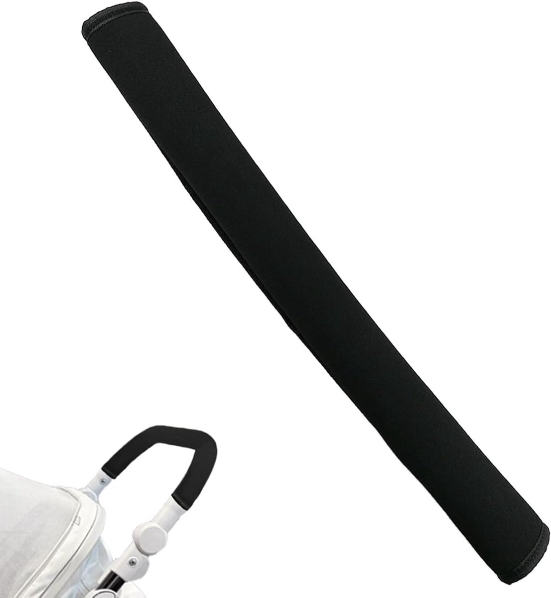 Stroller Beugel Cover voor Gemakkelijke Installatie en Bescherming van Kinderwagens - Zwart