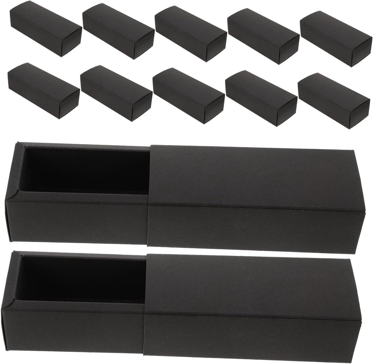 12 Stuks Geschenkdozen voor Etherische Olie en Lippenstift - Duurzame Kraftpapier Verpakking voor Cosmetica en Cadeaus