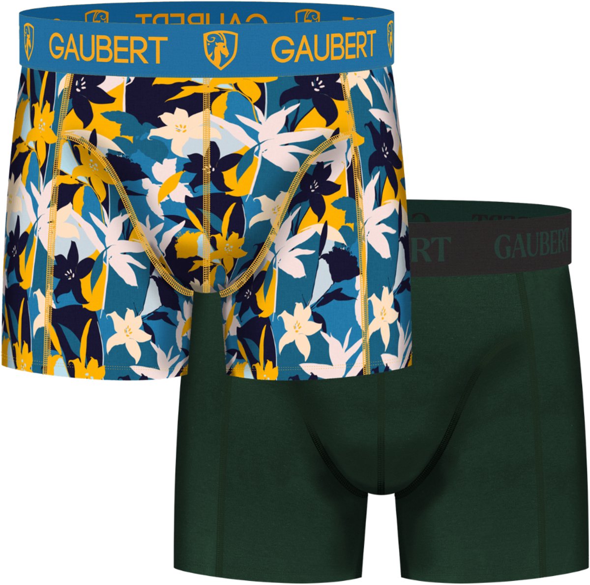 Gaubert Bamboe Boxershorts - 2 Stuks - XXL - Vogels - Trendy Felle Kleuren - Duurzaam