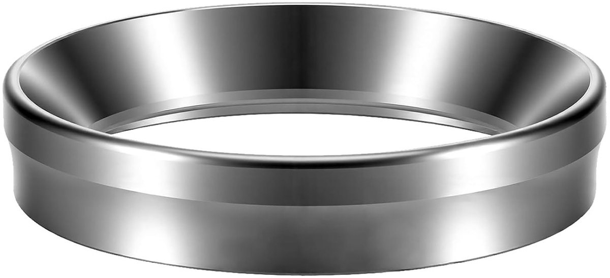Dosing Ring 58 mm Magnetische Espresso Metering Funnel van RVS met 8 Magneten en Brede Opening voor Barista Accessoires en 58 mm Zeefhouder