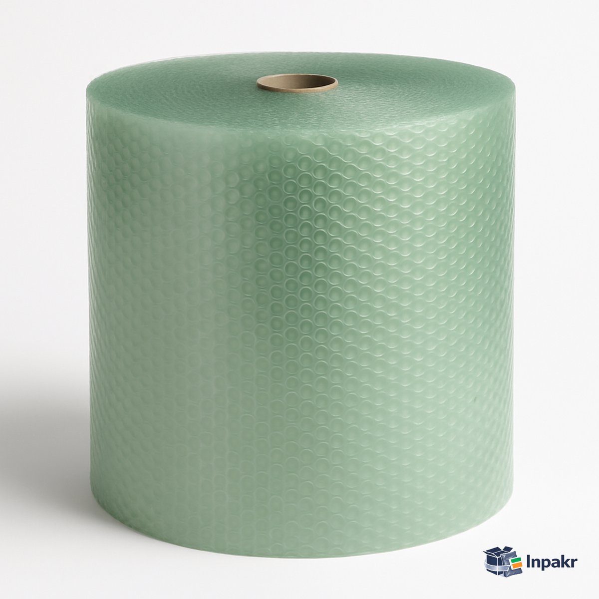 Inpakr Noppenfolie - BIO Transparant - 50cm x 100m - 10 mm noppen - 100 meter rol - Bubble Wrap Rol - Bubbeltjes plastic - Extra sterk - Bescherm uw spullen - Voor inpakken en verhuizen - Bubbeltjesplastic