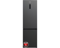 BONN388-NFD-040ADG - Koelvriescombinatie - Zuinig A-Label - 201 cm Hoog - Display - Fast Freeze - Multiflow - 5 Jaar Garantie - 377L - No Frost - Dark Grey
