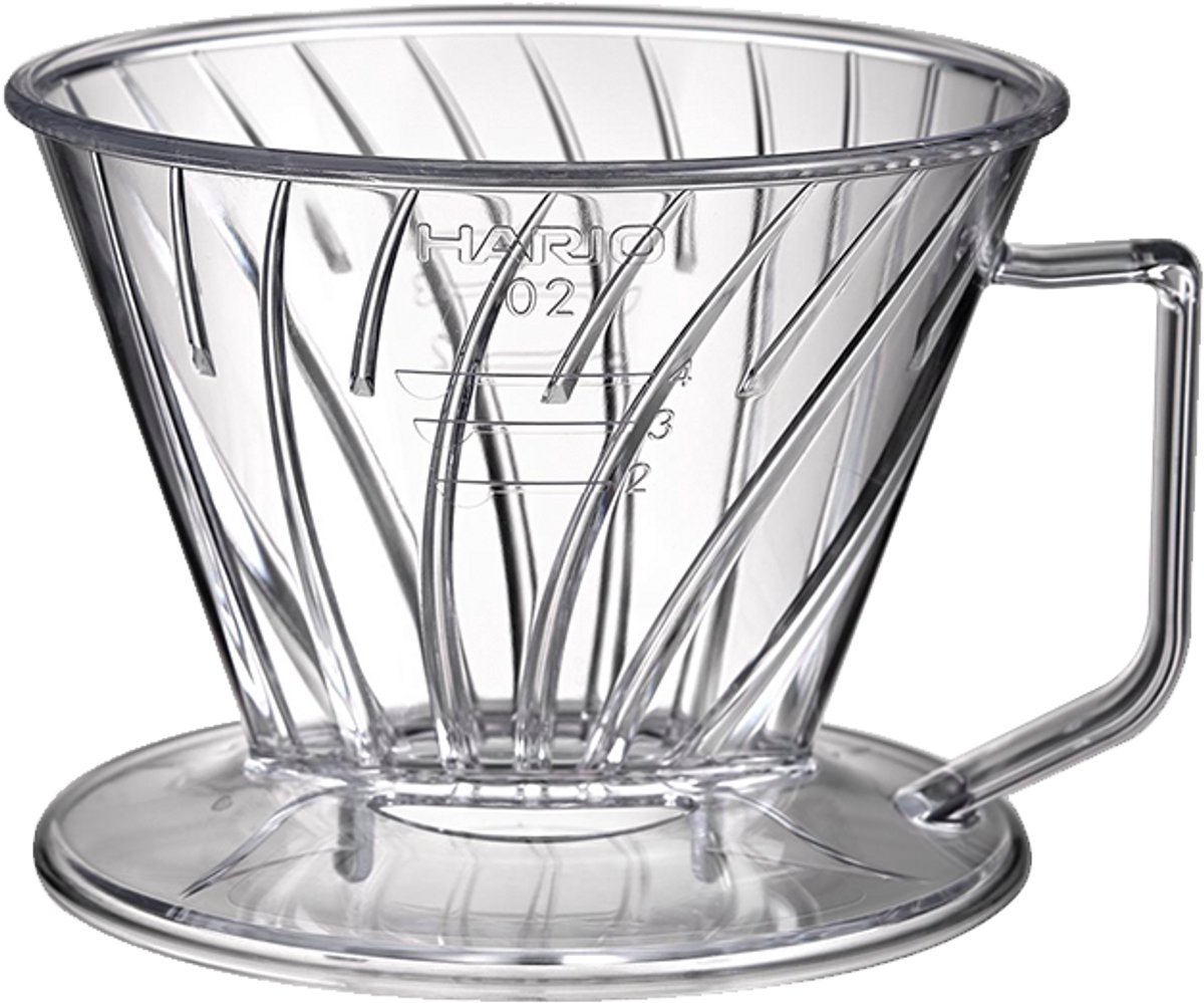 HARIO Pegasus Dripper - 02 Size - Kunststof - Transparant - Koffiefilter