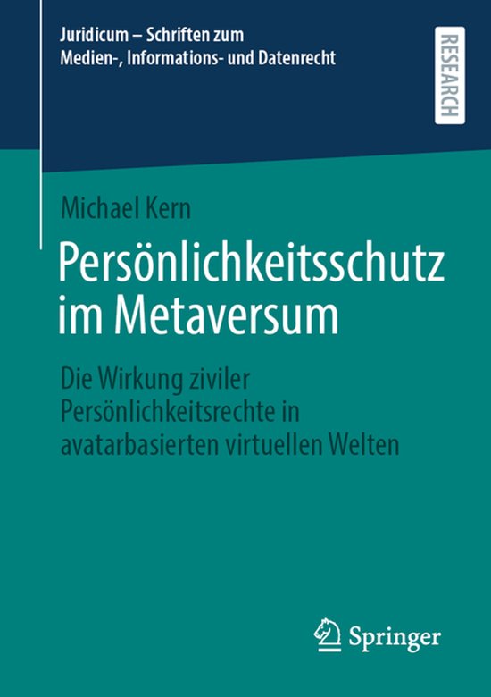 Juridicum – Schriften zum Medien-, Informations- und Daten ... - cover