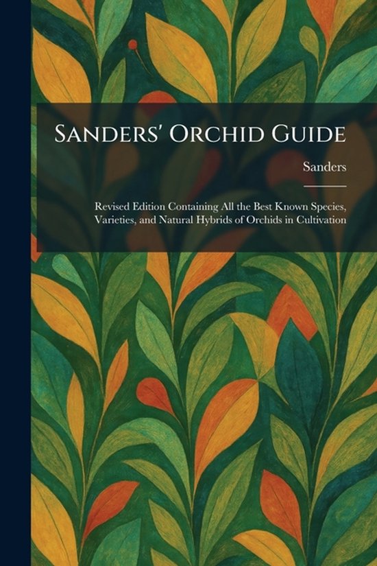 Sanders' Orchid Guide - cover