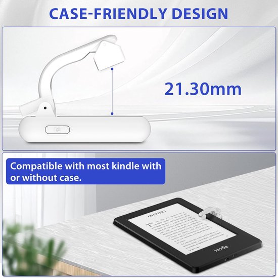 Page Turner - Afstandsbediening voor e-readers - Cameratrigger - Compatibel met diverse e-readers en tablets (voor het lezen van romans) - Wit van Merkloos — afbeelding 5