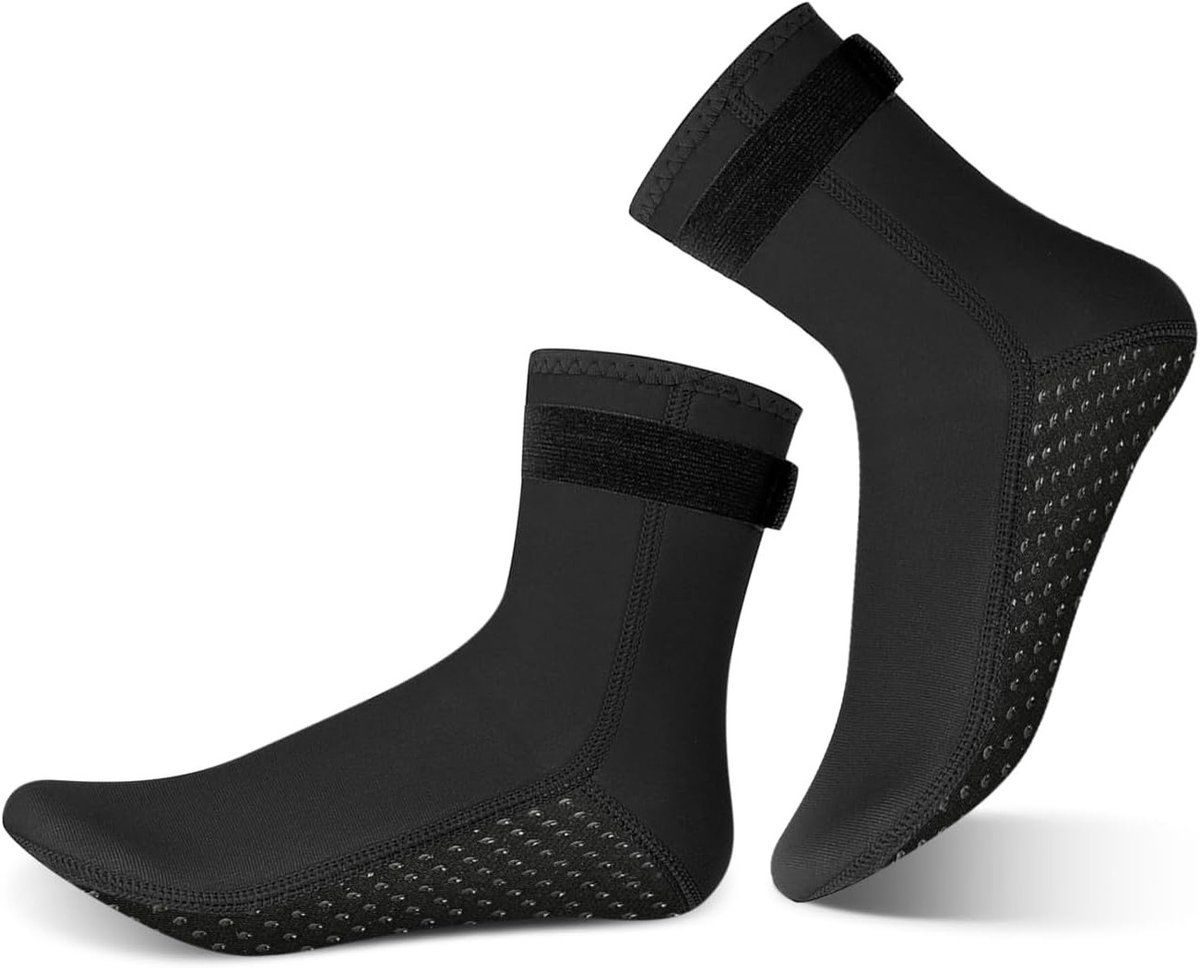Diving Socks voor Volwassenen, Antislip Duiksokken met Bevestigingen, Snorkel- en Zwemsokken, Professionele Duikuitrusting, Voetbescherming, Snijbestendig en Comfortabel