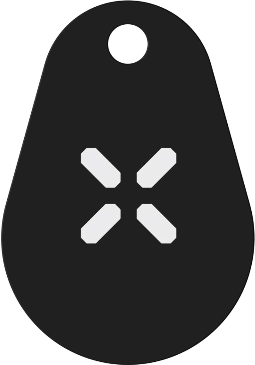 Black X NFC tags zwart set van 4 stuks