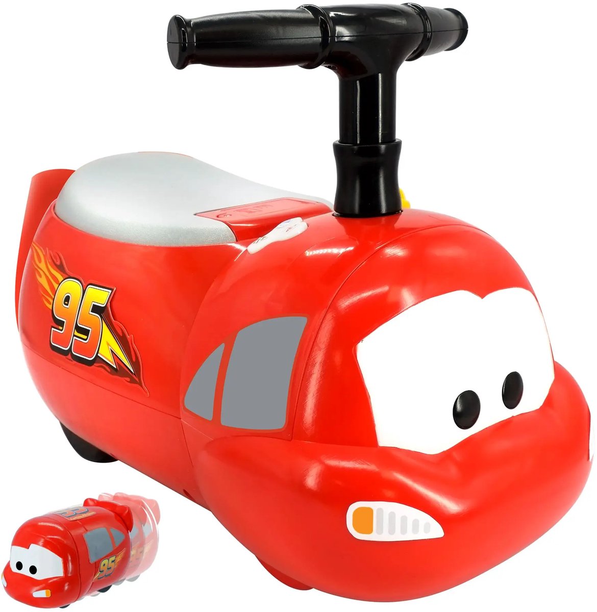 KIDDIELAND Cars McQueen Zoom loopauto met bonusauto
