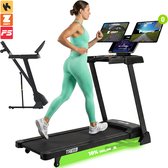 VirtuFit TR100i Loopband - Tot 16 km/u - 15% Helling - Inklapbaar - 40 Programma’s - Incl. Display, Hartslagmeting en Tablethouder - FitShow, Kinomap & Zwift - Max. 120 kg