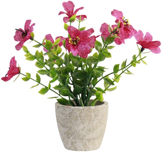 Foto: Kunstplant in pot 15cm kunstplanten nep planten voor binnen en buiten binnenplanten nepplanten eucalyptus kunst plant boompje nepplanten kunstplanten boompje kunstbloemen voor binnen en buiten caf badkamer woonkamer balkon kantoor