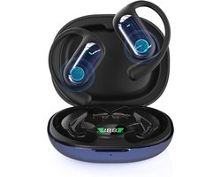 AI Translator Earbuds, 168 Talen Slimme Oordopjes Vertaler, Open Ear Koptelefoon Bluetooth 5.4, 3-in-1 Draadloze Oortjes Vertaal met APP, Geschikt voor Reizen, Zakelijk, Studeren