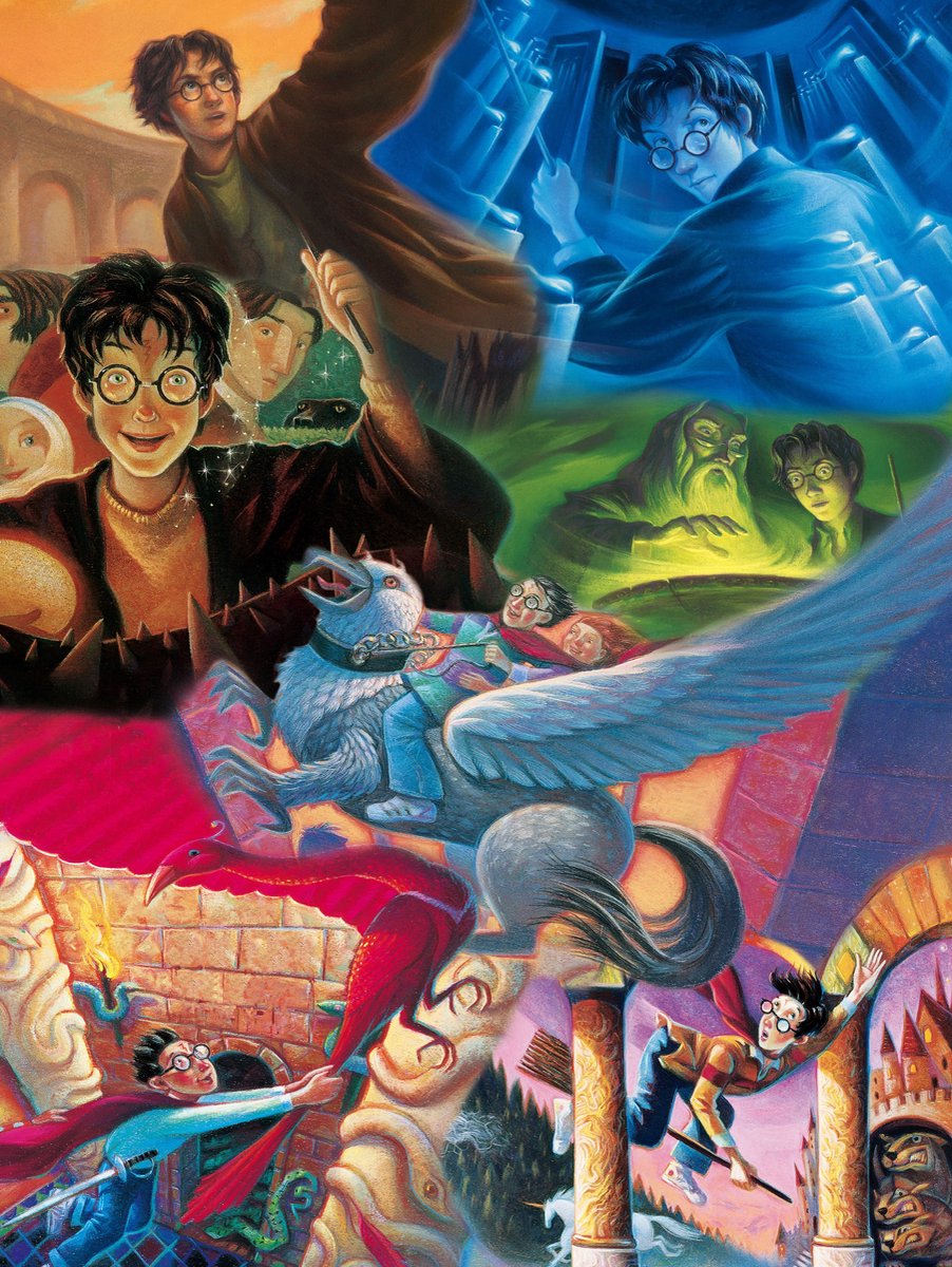 New York Puzzle Company Puzzel Harry Potter Mashup - 1500 stukjes