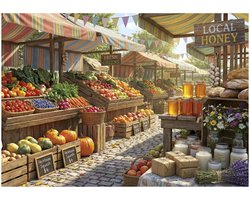 Educa XXL Pieces - Sunny Farms Market - 500 pieces.