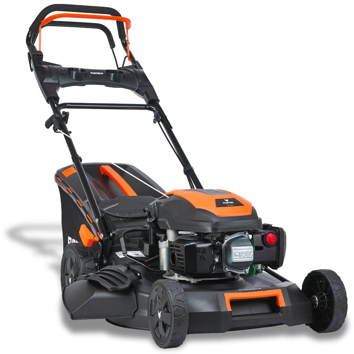 FUXTEC Grasmaaier Benzine - E-Start - 51cm - 4-takt - 170cc - Zelfrijdend / Zelftrekkend / Achterwielaandrijving - Mulchfunctie - Opvangbak 60L - FX-RM5170eS