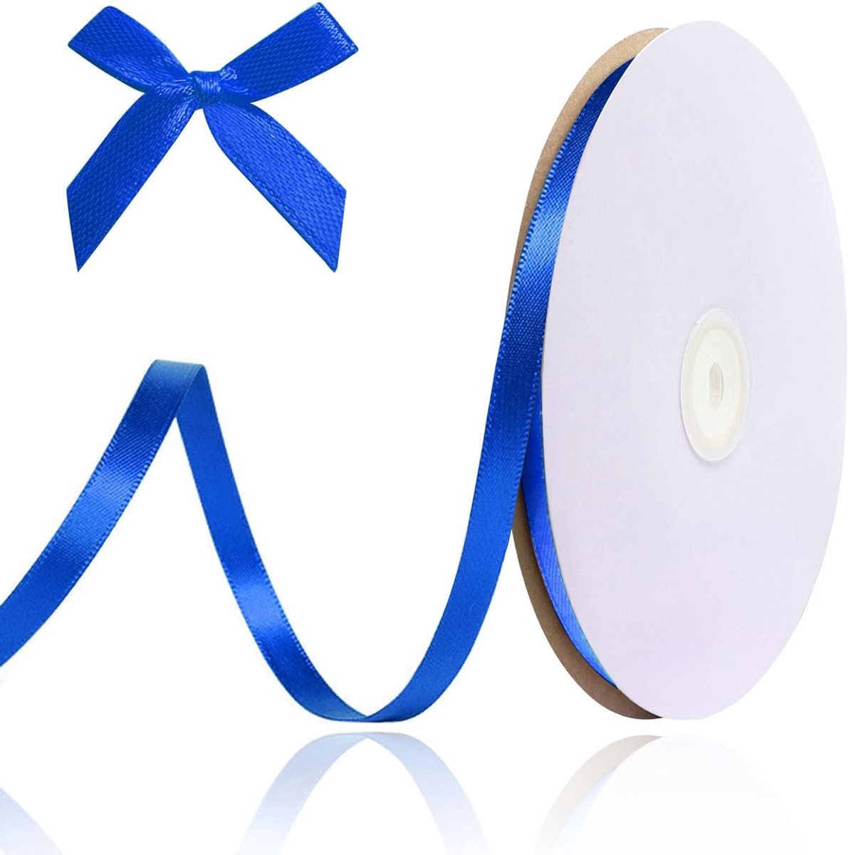 Prachtige Satijnen Rood Bogen Cadeau Ribbons van 6mm voor Decoratie, Bruiloften en Verjaardagsgeschenken, Ideaal voor Creatieve Naaiprojecten en Ambachten